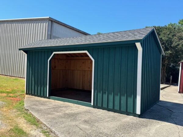 10×20 Run-In Shed – Pewter Gray Shingles