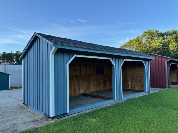 10×24 Run-In Shed – Fox Hollow Gray Shingles